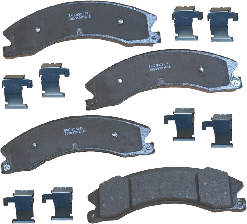 Bendix Premium SBC1565 Ceramic Rear Brake Pads for Nissan NV1500 2021-2012, NV2500 2021-2012, NV3500 2021-2012, TITAN XD 2019-2016 - Image 1